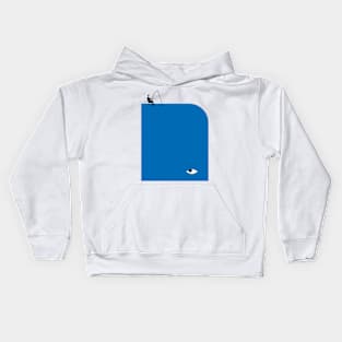 The blue sea Kids Hoodie